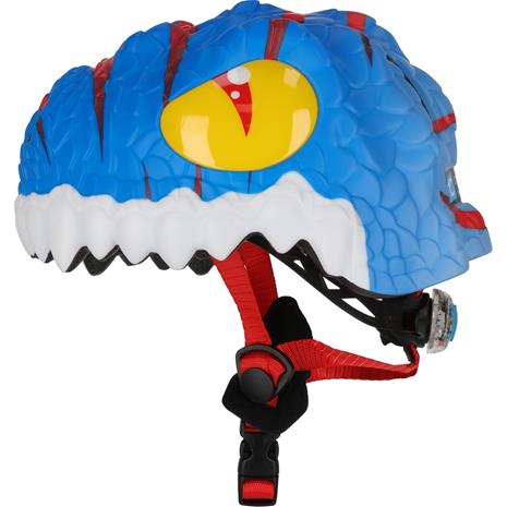 Crazy Safety - Dino Pyöräilykypärä - Sininen (49-55 cm)