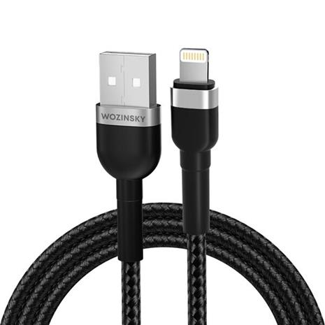 Wozinsky WNBAL2 USB-A / Lightning 2.4A 2m Cable - Black