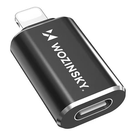 Wozinsky WALC-01 Lightning Adapter - USB-C - Black – kuva 2/3