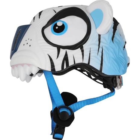 Crazy Safety - Tiger Bicycle Helmet - White (100101-03-01)