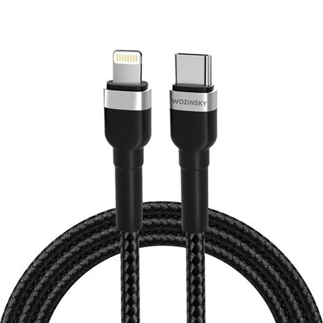Wozinsky WNBCL2 Lightning / USB-C PD 30W 2 m Cable - Black