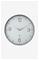 NeXtime - Finesse nXt Seinäkello 30,5 cm Kromi/Harmaa – kuva 2