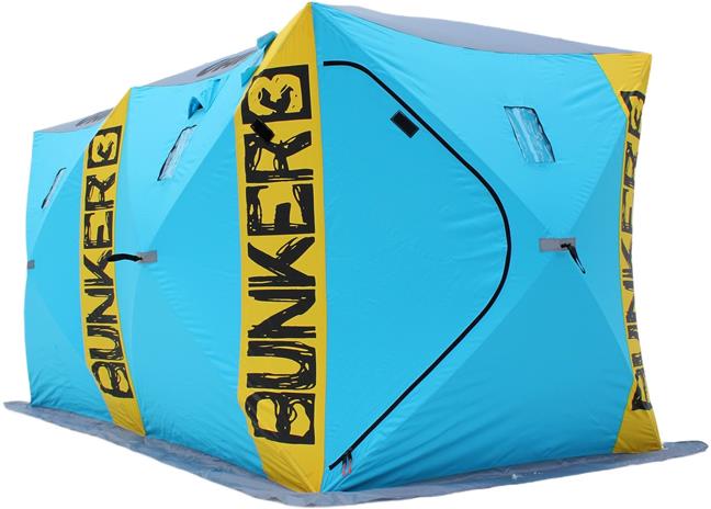 Vaino Bunker 6 180x360x200 cm pilkkiteltta