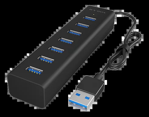 ICY BOX 7-port USB 3.0 hub