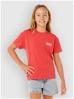 Rip Curl Ocean Break Relaxed Kids T-Paita deep red Tytöt