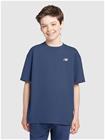 New Balance Jersey Small Logo Kids T-Paita heron blue Jätkät