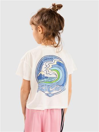 Rip Curl Layday Crop Kids T-Paita bone Tytöt