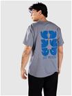 Fat Moose Faith T-paita dusty blue Miehet