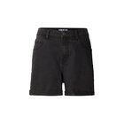 Urban Classics - Ladies High Waist Denim Shorts - Shortsit - Naiset - Musta