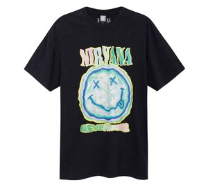 Nirvana - Amplified Collection - Scribble - T-paita - Miehet - Hiilenharmaa
