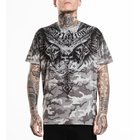 Affliction - Death Eyes S/S Tee - T-paita - Miehet - Harmaa