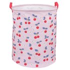 A little lovely company - Storage Basket - Cherries - Soft Pink