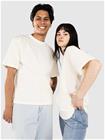 Shaka Wear Max Heavyweight Cropped T-paita off white