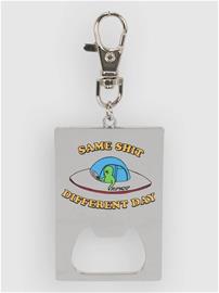 RIPNDIP Same Shit Different Day Keychain Bottle Open silver