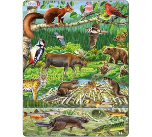 Larsen Puzzles Nordic Forest (45 pcs)