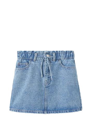 Mango Knot Denim Skirt - Blue - 13-14