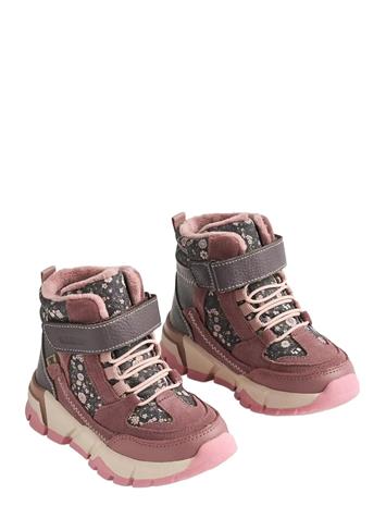 Wheat Bootie Muni Tex Talvikengät Tarroilla Purple Wheat