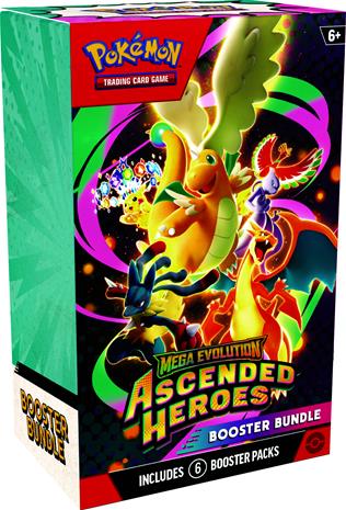 Pokemon TCG: ME02.5 Ascended Heroes Booster Bundle (6) KORTTI