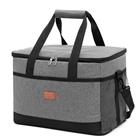 Jäähdytyslaukku 35L olkahihnalla / suuri jäähdytyslaukku eristetty / jäähdytyslaukku 42 cm / lounaslaukku suuri - Harmaa