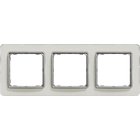 Schneider Electric Sedna Design & Elements 3-osainen valkoinen lasikehys