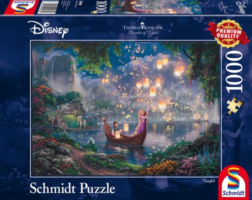 Disney Rapunzel Thomas Kinkade Palapelit 1000 palaa Schmidt