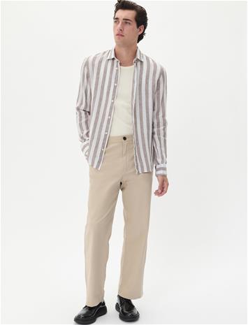 Matinique Mamarc Short Tops Shirts Linen Shirts Green Matinique
