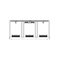 Middle Atlantic C5 Series Credenza mounting component - for AV rack - off white - Max - recommended for – kuva 1