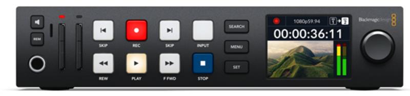Blackmagic Design HyperDeck Studio HD Plus, videotallennin