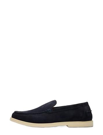 Selected Slhowen Suede Clean Loafer - Navy - 46