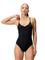 Speedo Solid V-Neck Swimsuit - Black - XXL – kuva 2