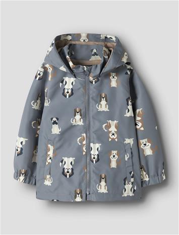 name it Nmmmax Jacket Li Aop Noos - Beige - 116