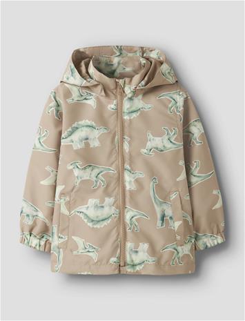 name it Nmmmax Jacket Li Aop Noos - Beige - 116