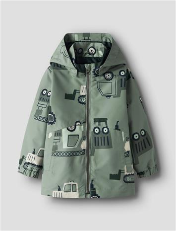 name it Nmmmax Jacket Li Aop Noos - Beige - 116