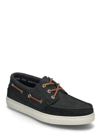 Marstrand 3-Eye Nbk Marstrand Loaferit Matalat Kengät Khaki Green Marstrand