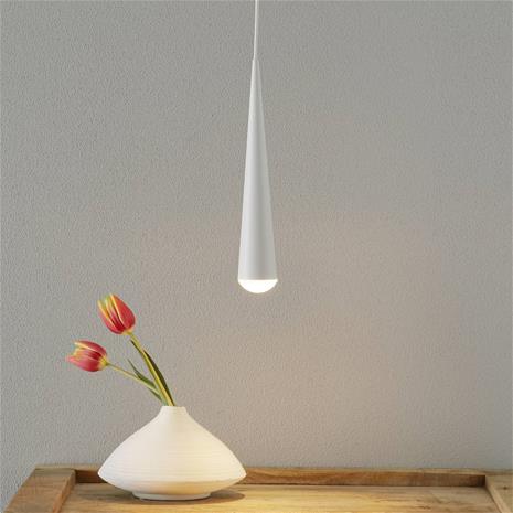 WEVER & DUCRÉ Cone LED-riippuvalaisin valkoinen