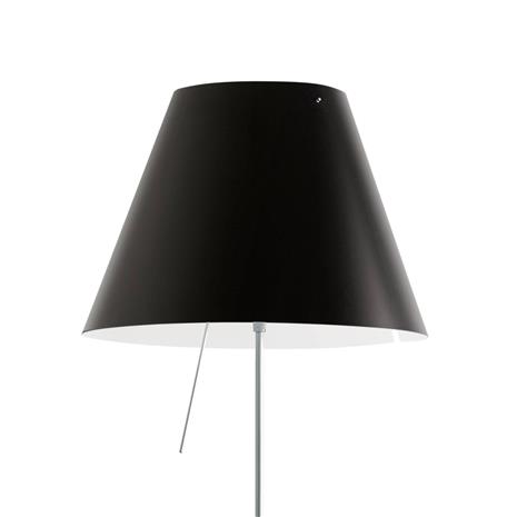 Luceplan Costanza -lattiavalo D13ti alu/musta – kuva 2/2