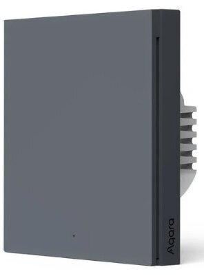 Aqara Smart Wall Switch H1 - Grey No neutral, single rocker, Zigbee
