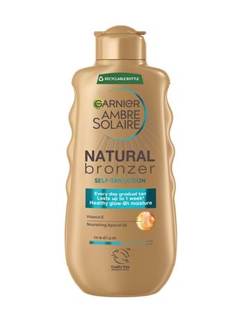 Garnier Ambre Solaire Natural Bronzer Self Tan Lotion - 175 ml