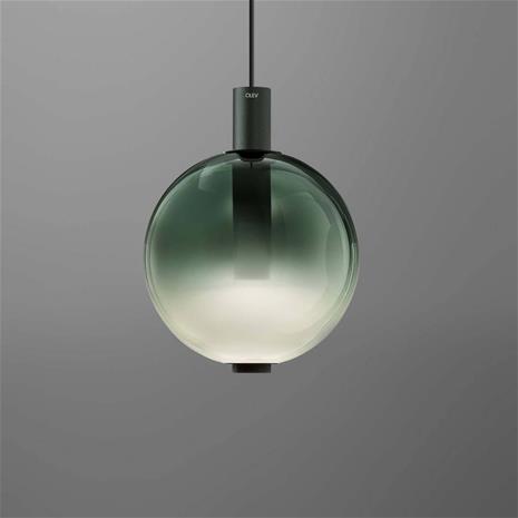 OLEV LED-riippuvalaisin BEAM STICK NUANCE, vihreä, Ø 20 cm, 927