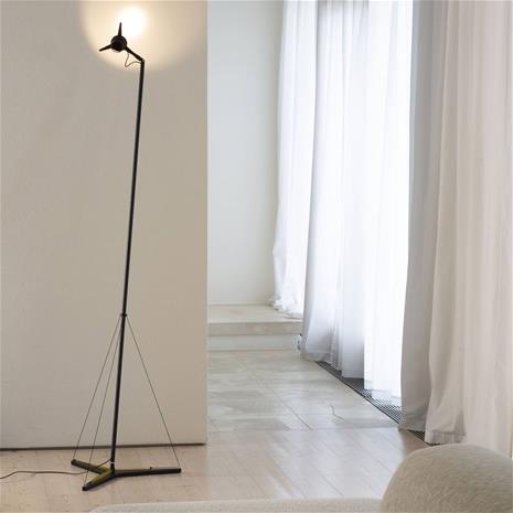 Martinelli Luce Y3 -LED-lattiavalo, musta – kuva 2/2