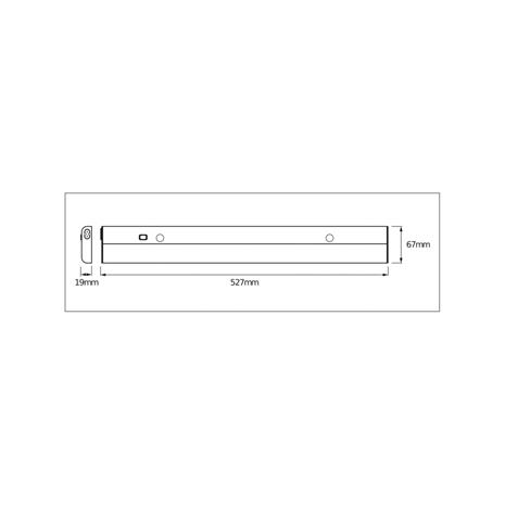 OSRAM LED-kaapinalusvalaisin LINEAR FLAT, 4 000 K hopea – kuva 3/3