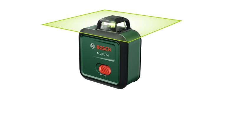 Bosch PLL 360-1G Basic (0603663M00) 3,6V 1x2,0Ah vihreä, linjalaser