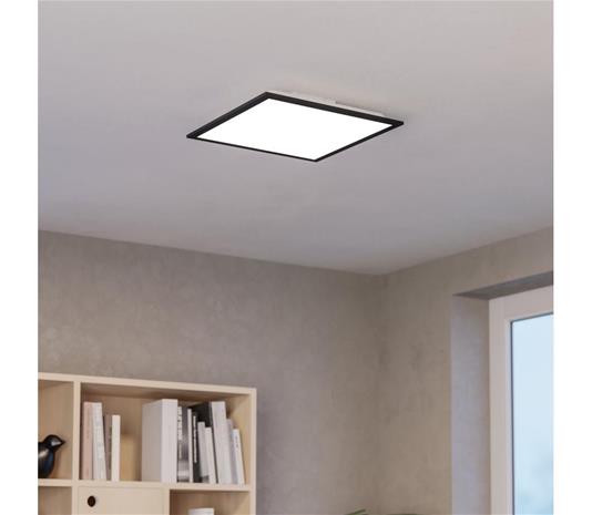 EGLO connect LED-kattovalaisin Moradillo-Z, musta, 39 cm