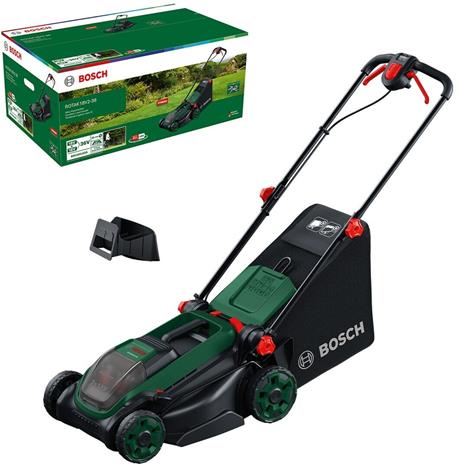 Bosch Rotak 18V2-38 (06008B9M01) 2x18V 38cm, akkuruohonleikkuri (ilman akkua ja laturia) – kuva 3/5