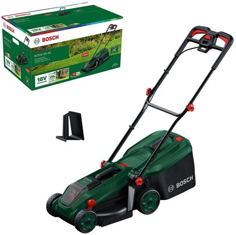 Bosch Rotak 18V-34 (06008B9N01) 18V 34cm, akkuruohonleikkuri (ilman akkua ja laturia) – kuva 4/8