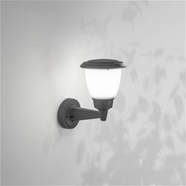 Ulkopuolinen seinälamppu Thiago, tummanharmaa, metalli, 20 cm, E27, IP54