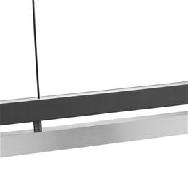 LED-riippuvalaisin Pulse, pituus 120 cm, musta, metalli
