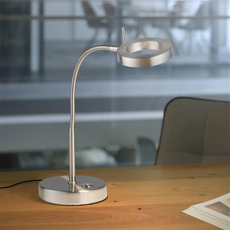 LED-pöytävalaisin Hensko, säätövarsi, Touchdim