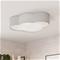 TK LIGHTING Kattovalaisin Cloud tekstiili, pituus 62cm, harmaa – kuva 7