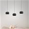 JUST LIGHT. Ballini LED-riippuvalaisin, musta, 3-valo, Switchmo – kuva 2